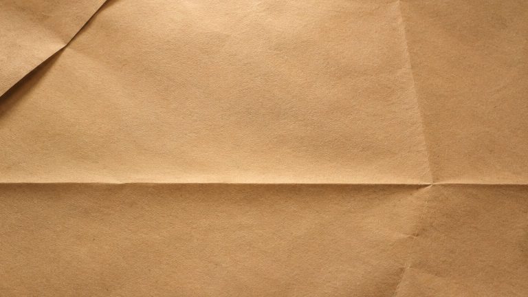 Folded kraft paper