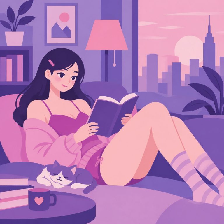Flat illustration cover