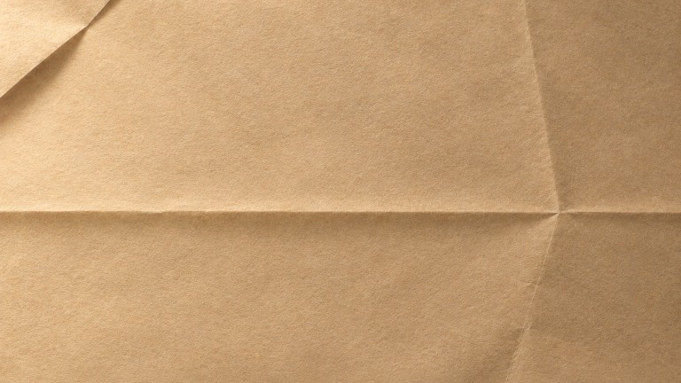 Folded kraft paper, after “Switch to soft side lighting, reduce contrast”