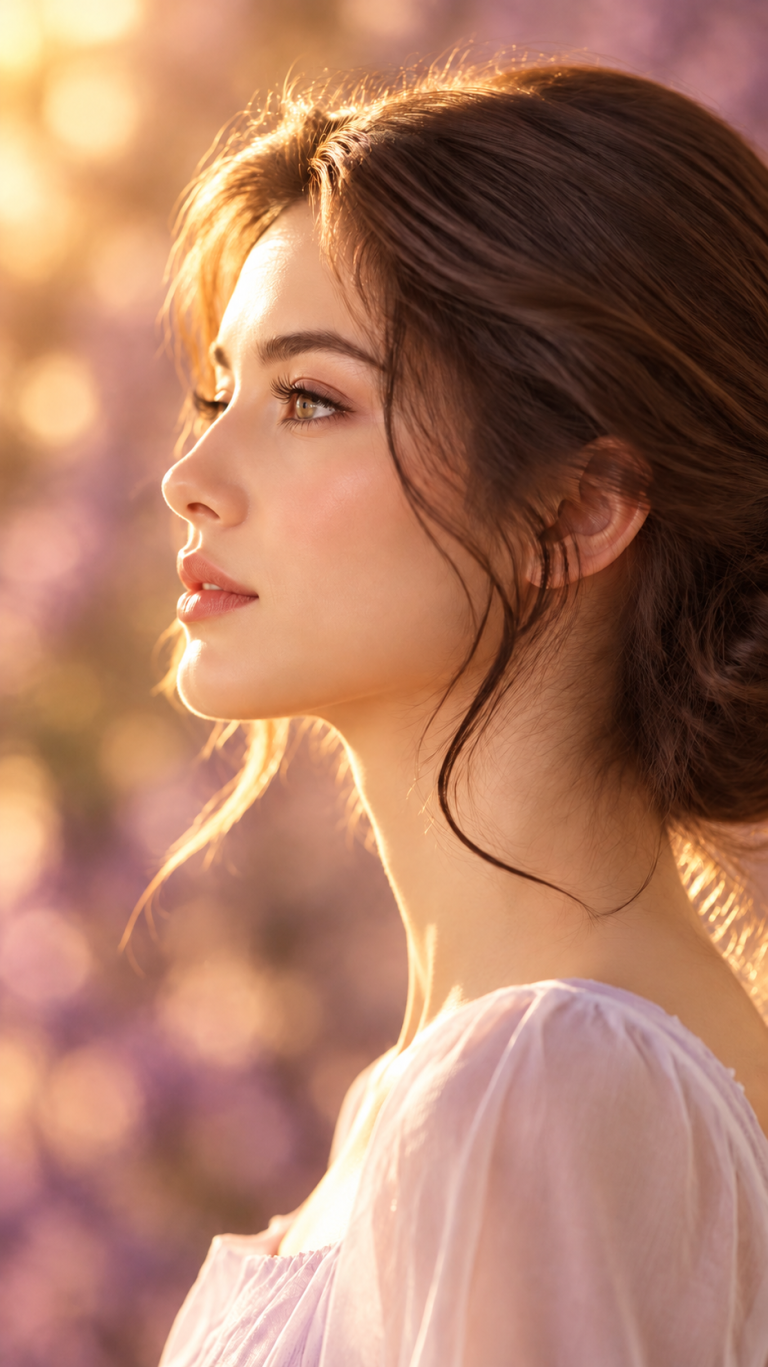 Soft-light portrait, after “Warm golden hour lighting”