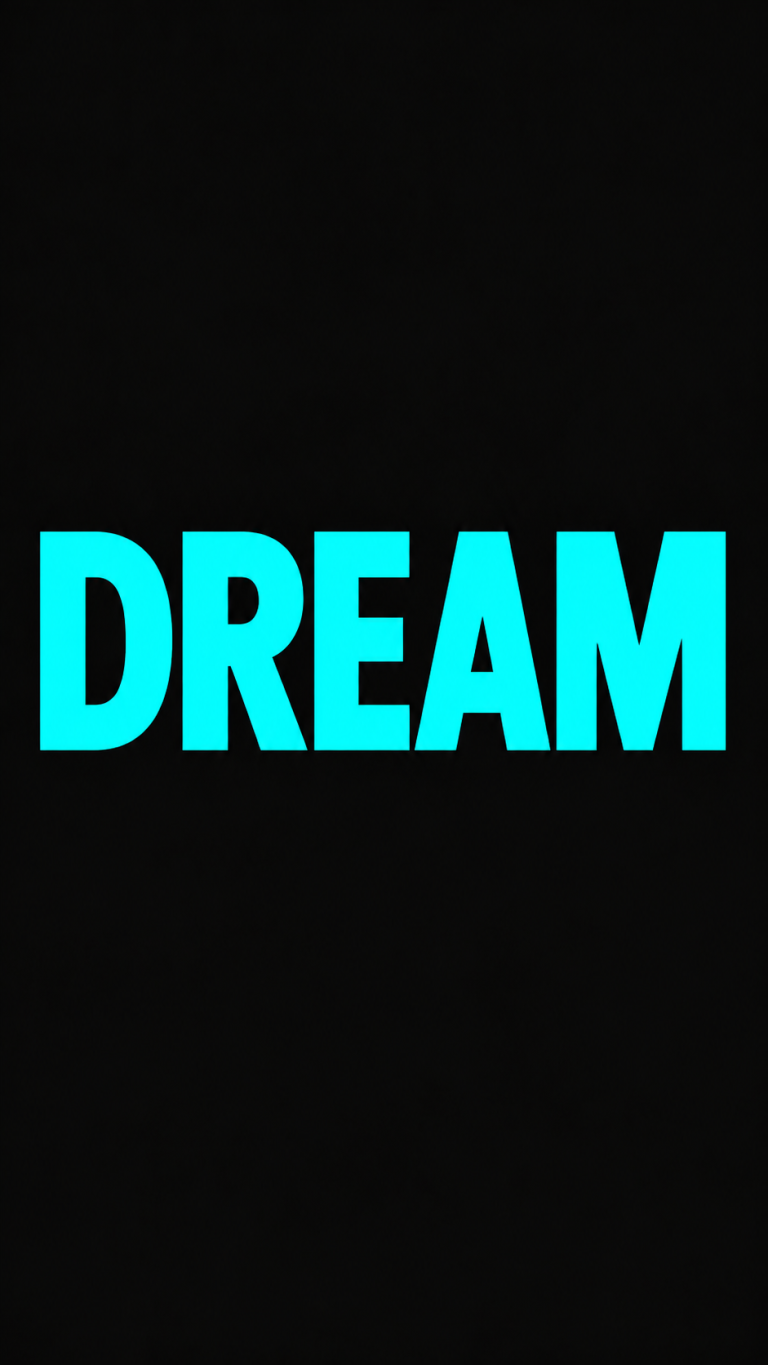 Bold typographic poster, after “Replace acid yellow with electric cyan”