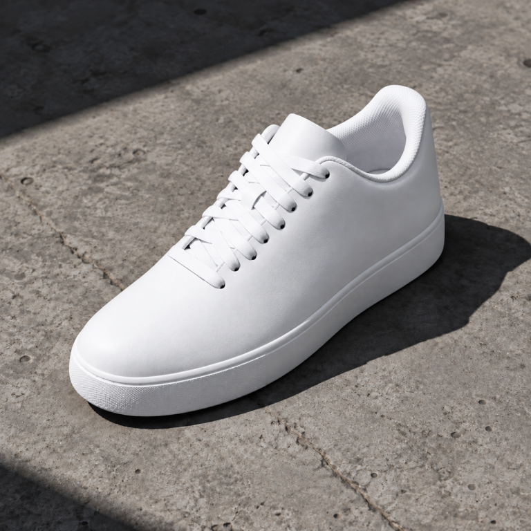Sneaker on concrete