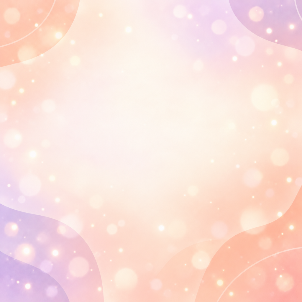 Quote card backdrop, after “Add soft bokeh light specks scattered across the shapes”